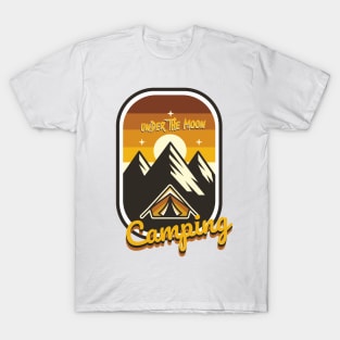 camping under the moon T-Shirt